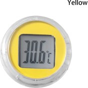 Resim Xifu Shop C Sarı Stil Su Geçirmez Yapışkan Motorlu Mini Motosiklet Dijital Termometre Celsius Montaj Dijital Termometre Motosiklet Aksesuarları (Yurt Dışından) 