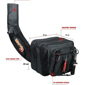 Resim Wolfish Spin Lrf Balıkcı Çantası Siyah 