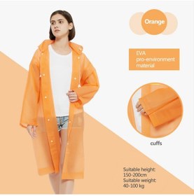 Resim Marlux Eva Trend Unisex Siyah Yağmurlık 
