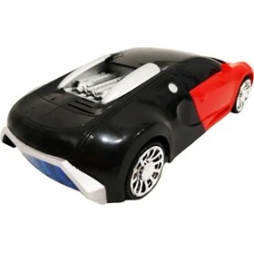 Resim Can Oyuncak Bugattiye Dönüşen Pilli Robot Araba 