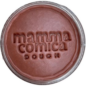 Resim Mammacomica Dough Tekli Doğal Oyun Hamuru - Mud Brown 130gr 