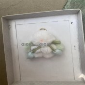 Resim Silver1 Gıoıo Yeni Sevimli Gerçek Saç Tilki Küçük Cinderblock Saç Araba Anahtarlık Kolye Ins Pixie Peluş Top Çanta Aksesuarları (Yurt Dışından) 