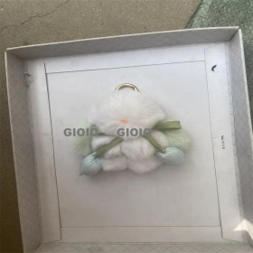 Resim Silver1 Gıoıo Yeni Sevimli Gerçek Saç Tilki Küçük Cinderblock Saç Araba Anahtarlık Kolye Ins Pixie Peluş Top Çanta Aksesuarları (Yurt Dışından) 