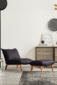 Resim Eymense Orzo Ayak Uzatmalı Yataklı Berjer 