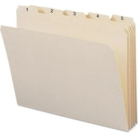 Resim Indiziert Dosya Düzenleyici Set, Her Gün (1 - 31), Klasörlere, Güçlendirilmiş 1/5-Cut Tab, Size, Manila, 31 Pro Set (11769) 