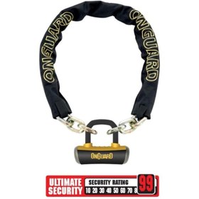 Resim Onguard Mastiff Zincir ve 16,8mm Boxxer Kilit 8016 LX 180cmX14mm 