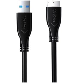 Resim Veggieg Usb 3.0 Micro B Şarj Ve Data Hdd Kablosu 1.5 Metre 