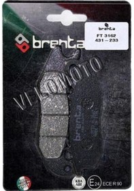 Resim Honda Crf 250 L Ön Fren Balatası Brenta 431-233 