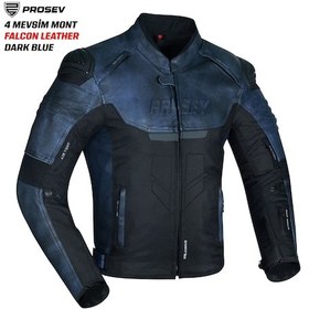 Resim Prosev Falcon Leather 4 Mevsim Mont Dark Blue 2xl 
