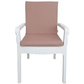 Resim Mirzade 4 Adet Elit Yüksek Arkalı Minder Duck Bezi-sütlü Kahve 001 