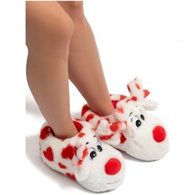 Resim Aşk Kadın Hayvanlı Panduf Beyaz 36/41 4092306 