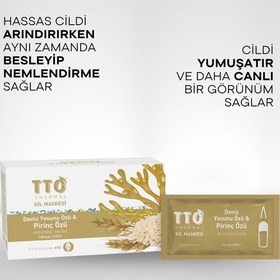 Resim Tto Thermal Kil Maskesi Karma Kutu - Gözenek Arındırıcı & Dengeleyici Maske 