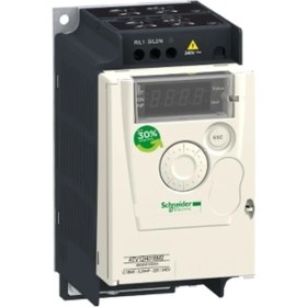 Resim Schneider Electric ATV12H037M2 Hız Kontrol Cihazı ATV12 - 0,37KW - 0,55HP - 200..240V - 1fz - Soğutma Bloklu 