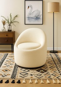 Resim arge demo Oscar 360 Derece Dönen Berjer Sandıklı Welsoft Kuzu Buklet Kumaş 