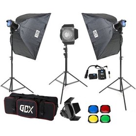 Resim Gdx BM400 II W/S 3'lü Stüdyo Paraflaş Softbox Seti 