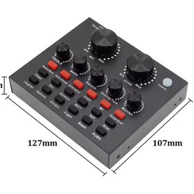 Resim fortrek V8S Ses Usb Kulaklık Mikrofon Web Yayını Canlı Harici Ses Kartı Ile 5.0 Kişisel Eğlence 