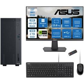 Resim ASUS Expertcenter P500MV I5-13420H 48GB 2tb SSD WIN11PRO 4GB/GT1030 23.8" WH5136216512B0DW19+ZETTABELLEK 