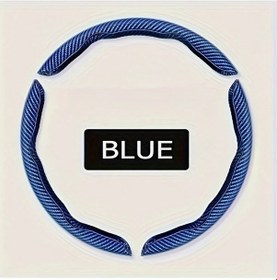 Resim Xuweiwei Blue Evrensel 3 Lü Direksiyon Kılıfı Seti Otomobil İçin Mavi 