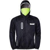 Resim Genel Markalar Motosiklet Korumalı Yağmurluk Yırtılmaz Poliamid Membran Kumaş Stopwater Corta Vento Yağmurluk Black 