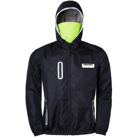 Resim Genel Markalar Motosiklet Korumalı Yağmurluk Yırtılmaz Poliamid Membran Kumaş Stopwater Corta Vento Yağmurluk Black 