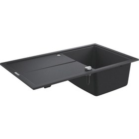 Resim Grohe K400 Kuvars Kompozit Eviye 50 -C 86/50, Granit Siyah Rengi - 31640AP0 