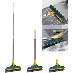 Resim Temizleme Fırçası Teleskopik 2in1 Temizleme Ovma Fırçası Sert Uçl 