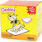 Resim Cleday Sızdırmaz Yavru Köpek Çiş Eğitim Pedi 10'lu 60 x 9 CM 