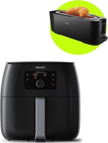 Resim Hd 9650/90 Xxl Airfryer Hd2590/90 Ekmek Kızartma Makinesi Hediyeli 2 Yıl Türkiye Garanti 