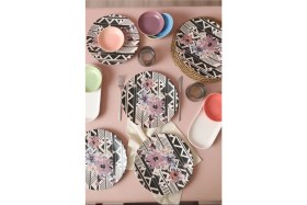 Resim Keramika Leylak Çeyiz Seti 14 Parça 6 Kişilik 18231 