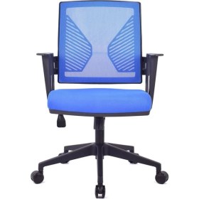 Resim Koltuk Stilim Sante Mavi Fileli Pls Çalışma Koltuğu Ofis Koltuğu 