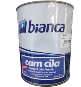 Resim Bianca Cam Cila Sentetik Parlak Parke Verniği Mat 2.5 Lt 