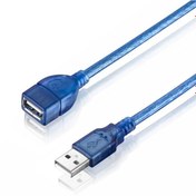 Resim Usb 2.0 Uzatma Kablosu Mavi Filtreli Kaliteli Kablo 5 Metre AYNI GÜN KARGO