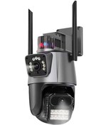 Resim Geeroyoo Qs-jq909ah-b Çift Lensli Kablosuz Güvenlik Kamerası: 2mp+2mp, Wifi, Gece Görüş, İnsan Takibi, İki Yönlü Ses 