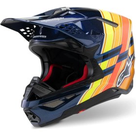 Resim Alpinestars Supertech M10 Tld 25 Limited Off-Road Kaskı Mavioranj 