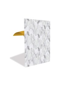 Resim Tink Kendinden Yapışkanlı Beyaz Petek Mermer Desenli Pvc Panel 41x62cm 