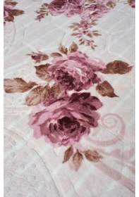 Resim Sarar Battaniye Sarar Çift Kişilik Battaniye Rosrey Gül Kurusu Pudra 