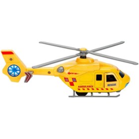 Resim İsmiyle Al znv Mey İthalat® Sesli ve Işıklı Çek Bırak Die Cast Helikopter znv2026 