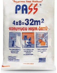 Resim pass Hışır Koruma Boya Örtüsü-32m2-25 Adet-eşyalarınız Temiz Kalır-sonradan Temizlik Yapmak Gerektirmez 