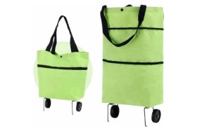 Resim Aesco Katlanabilir Tekerlekli Alışveriş Çantası Pratik ve Detaylı Pazar Arabası 