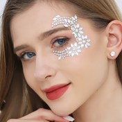 Resim Parıltılı Göz ve Tırnak Kendinden Yapışkan Kristal Rhinestones Takılar - Sahne, Müzik Festivali, Partiler ve Özel Günler için Parıldayan DIY Makyaj Dövmeleri 