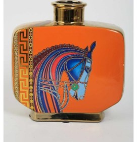 Resim Vitale Seramik Atlı Vazo 23 9 25 Cm Ak.kd0065 Renkli 