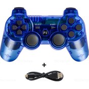 Resim Sony Ps3 Denetleyici Desteği Bluetooth Playstation 3 Joystick İçin Kablosuz K Tblue 