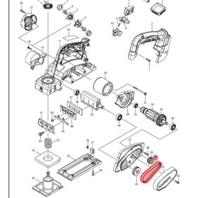 Resim Makita DKP180RFE Planya Kayışı Ürün Kodu 225092-0 