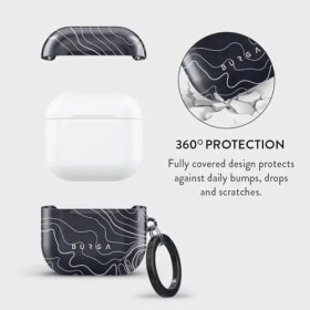 Resim Mabeyn Burga Airpods 4 ile Uyumlu Kılıf, Drifting Shores 
