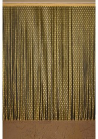 Resim Küçük Puanlı Model Civciv Sarısı Renk Hazır Ip Perde 300x270 Cm 