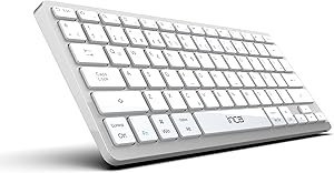 Resim Inca IBK-565ST Bluetooth 5.0 Rechargeable Smart Silver Keyboard, 150 Saat Kullanım Süresi, Telefon, Tablet,Pc, Tv, BT Cihazlarla uyumlu, Taşınabilir, 10m kullanım Mesafesi 
