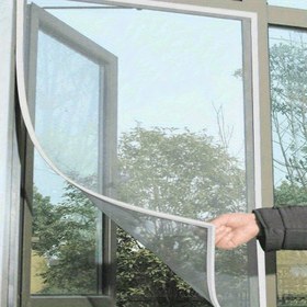 Resim Kendinden yapışkanlı pencere sivrisinek ağı - kapı ve pencereler için görünmez böcek file, 2 renk 
