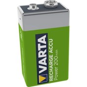 Resim Varta 56722 200 mAh 9V Ni-MH Şarj Edilebilir Pil 10'lu 