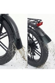 Resim heugers RKS Skyjet Uyumlu 20x4.0 Elektrikli Bisiklet Çamurluk Tozluğu - Ön ve Arka Fat Bike Ek Koruma 