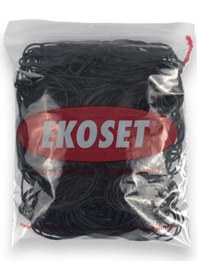 Resim Ekoset 500 Adet 70 MM Siyah Para Lastiği 